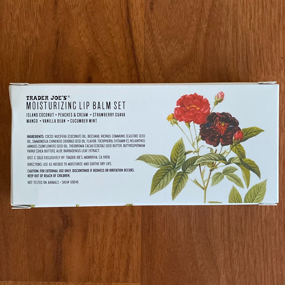 ❤️ Trader Joe’s Moisturizing Lip Balm Set New in Box - Picture 2 of 4